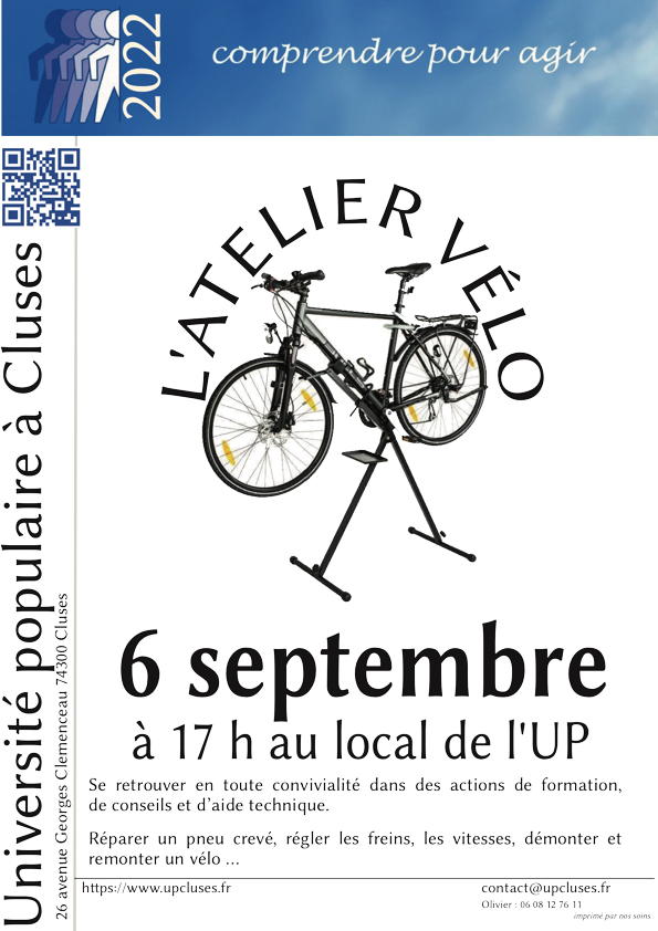 Atelier vélo du 6 septembre 2022